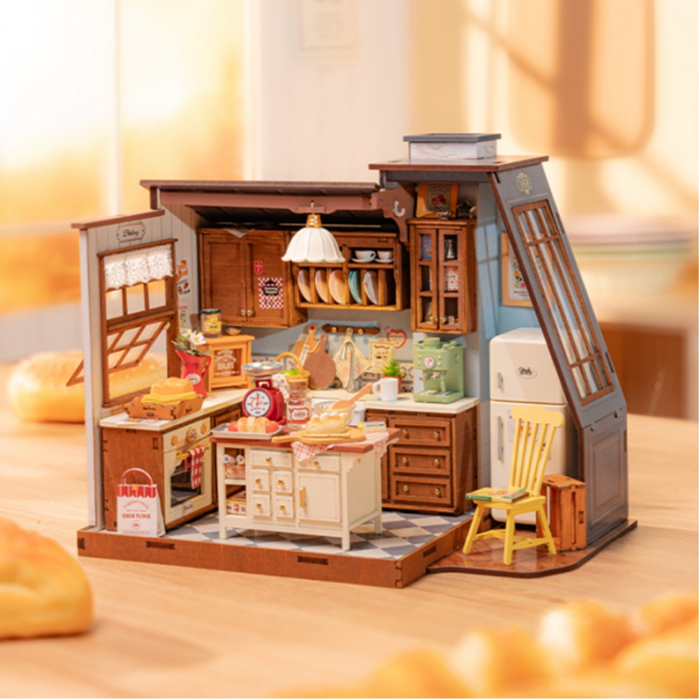 Baking Kitchen Robotime - Rolife DIY Miniaturowy Domek dla Lalek