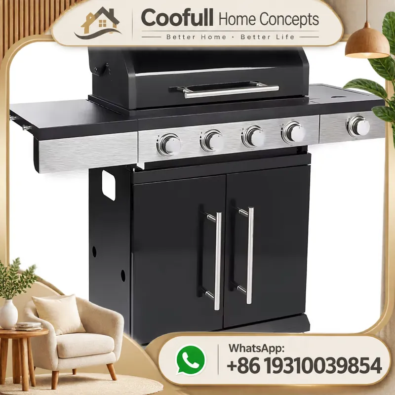 Kitchen Baking Trolley - Do komercyjnego grilla gazowego na propan,