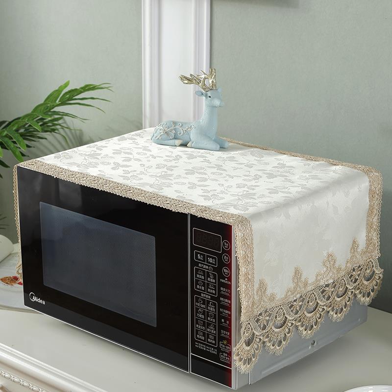 Kitchen Baking Cloth - Elegancka koronkowa osłona na kuchenkę mikrofalową