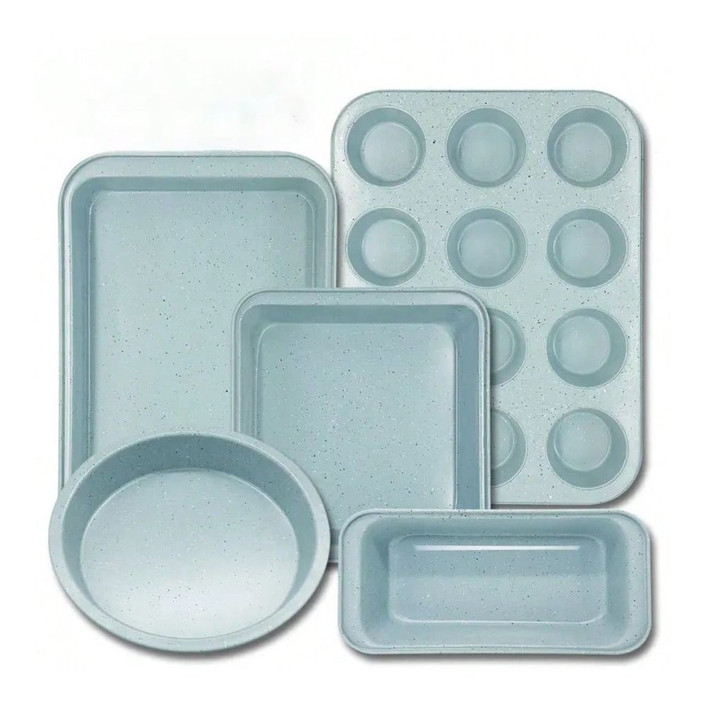 Kitchen Baking Pan - 10-częściowy zestaw do pieczenia, nieprzywierająca zastawa