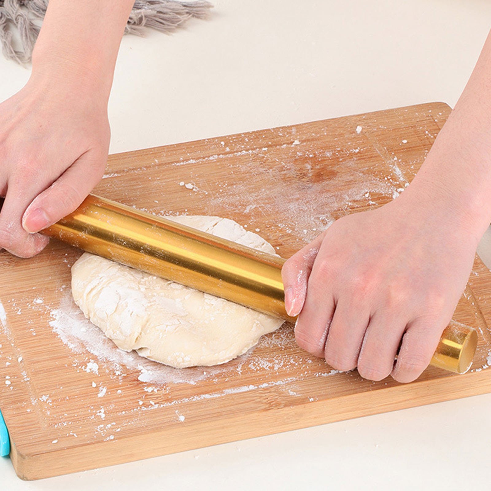 Kitchen Roll Baking - Złoty wałek do ciasta, narzędzie do