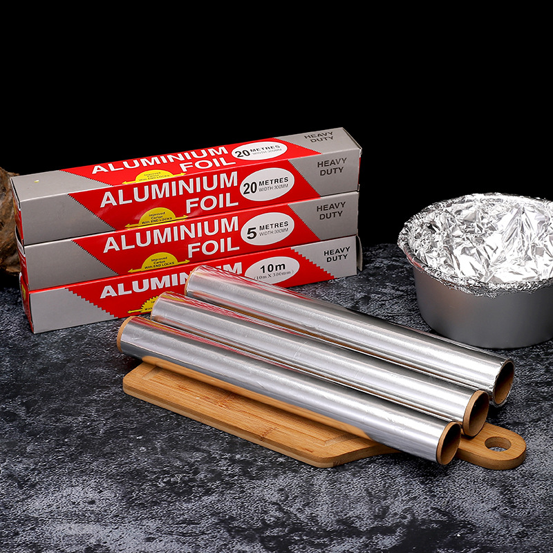 Kitchen Roll Baking - Wytrzymała rolka folii aluminiowej, długość 5/10/20