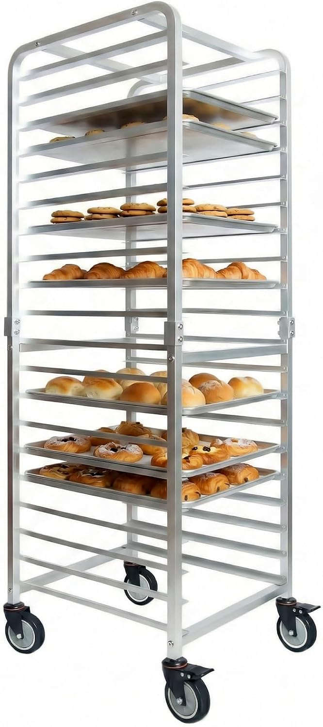 Kitchen Baking Pan - Komercyjny 20-poziomowy stojak na blachy piekarnicze