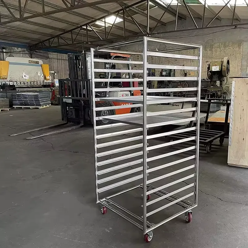 Kitchen Baking Cart - 15-poziomowy, stalowy wózek z półkami do