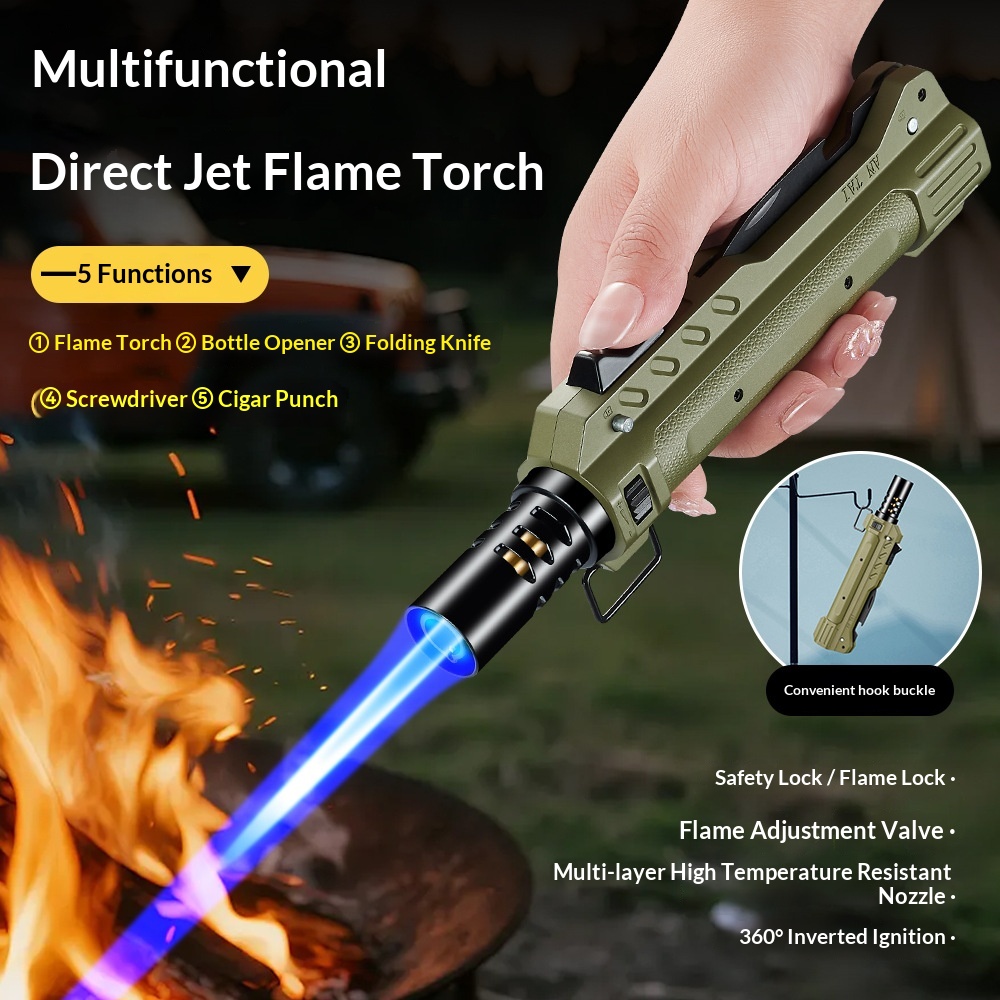 Mocny metalowy zapalniczka gaz – Kitchen Baking Torch recenzja i cena