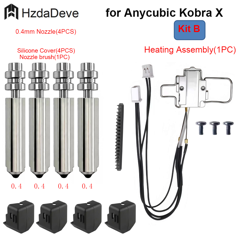 Zestaw grzewczy Hotend do Anyc – Pastry Brush Silicone recenzja i cena