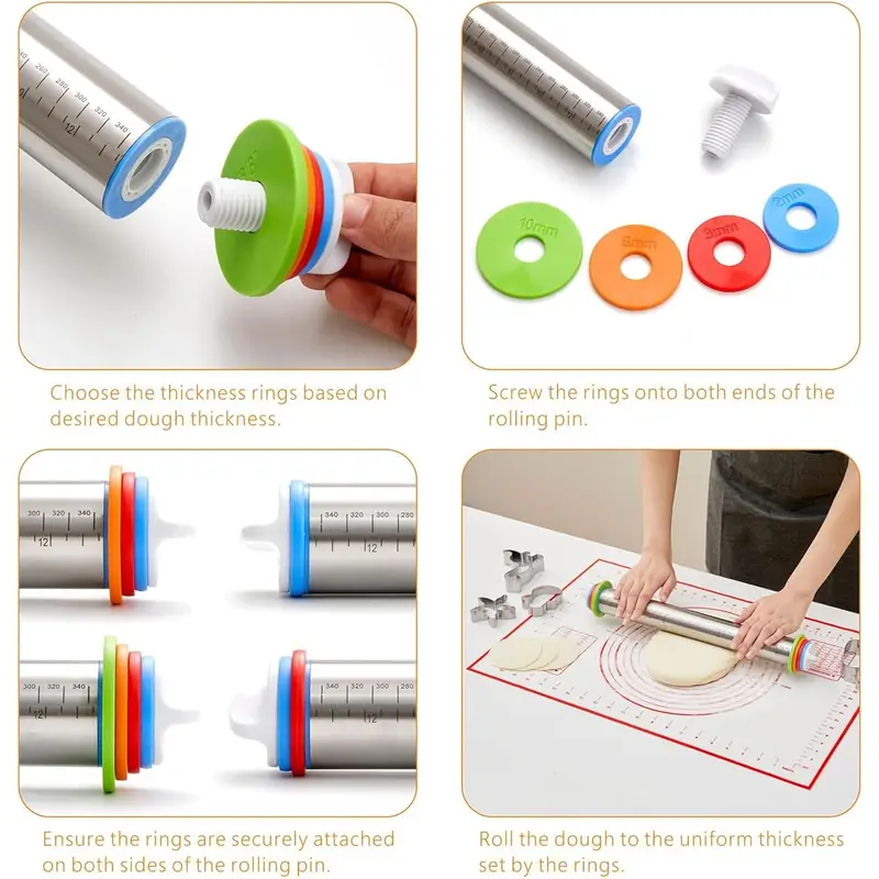 Wałek do ciasta o regulowanej  – Kitchen Roll Baking recenzja i cena