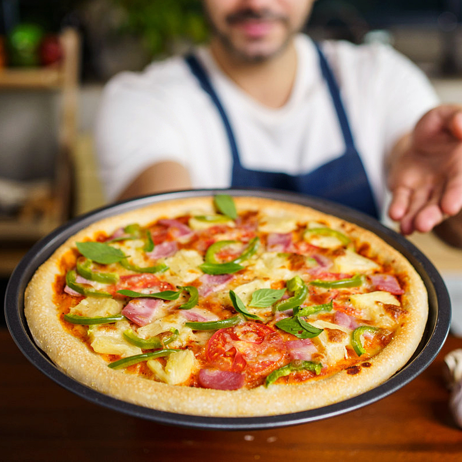 Okrągła forma do pizzy, wykona – Kitchen Baking Pan recenzja i cena