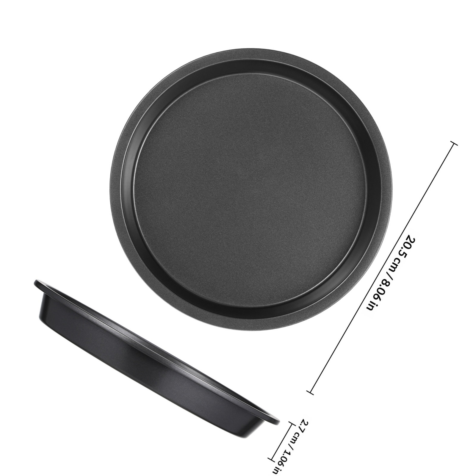 Okrągła forma do pizzy, wykona – Kitchen Baking Pan recenzja i cena