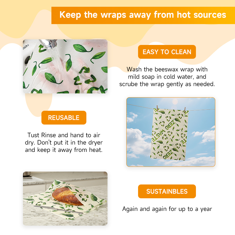 3 sztuki ściereczek z wosku ps – Kitchen Baking Cloth recenzja i cena
