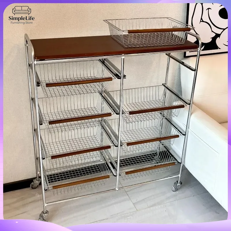 Wózek kuchenny w stylu retro z – Kitchen Baking Cart recenzja i cena