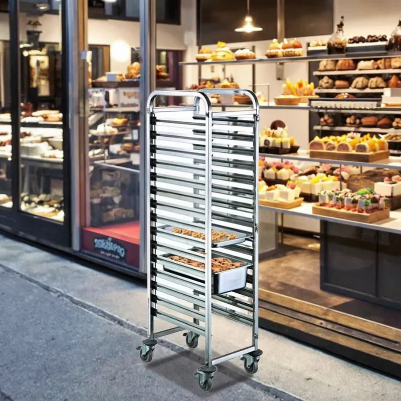 Wytrzymały wózek na 4 kołach z – Kitchen Baking Cart recenzja i cena