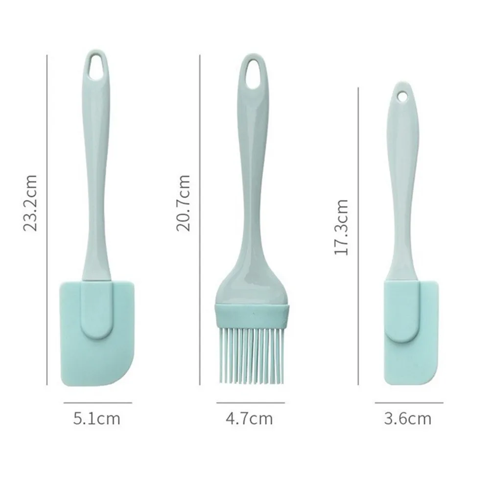 3 szt. Szpatułki do kremu DIY  – Pastry Brush Silicone recenzja i cena