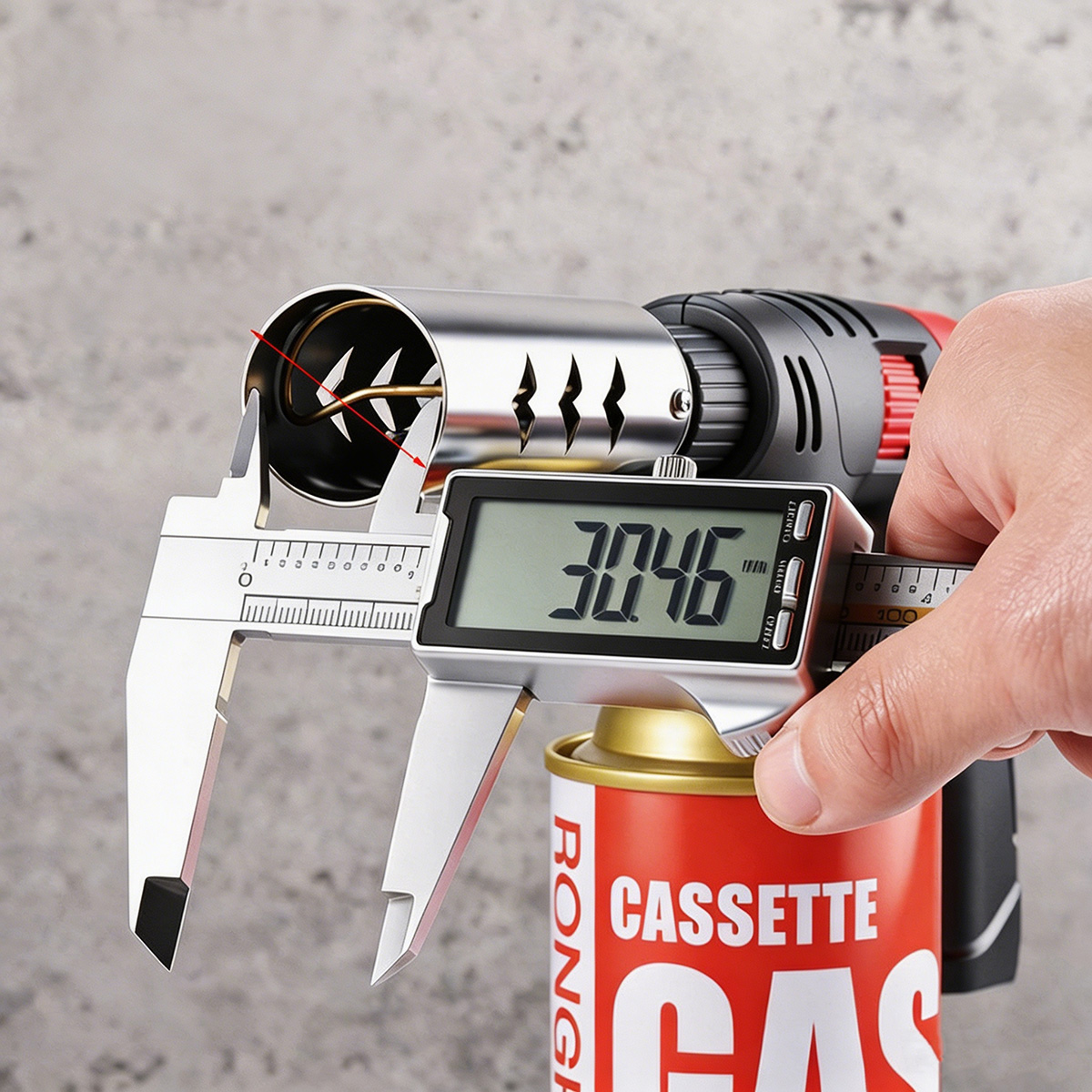 Przedłużona palnik butanowy z  – Kitchen Baking Torch recenzja i cena