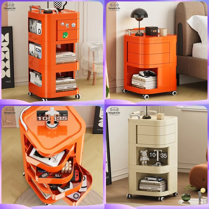 Wózek kuchenny na kółkach, mob – Kitchen Baking Cart recenzja i cena
