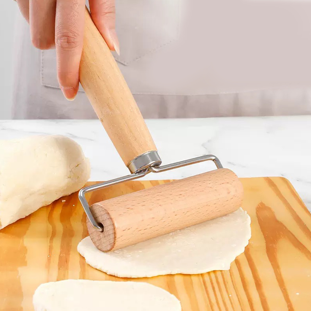 1 szt. wałek do ciasta; drewni – Kitchen Roll Baking recenzja i cena