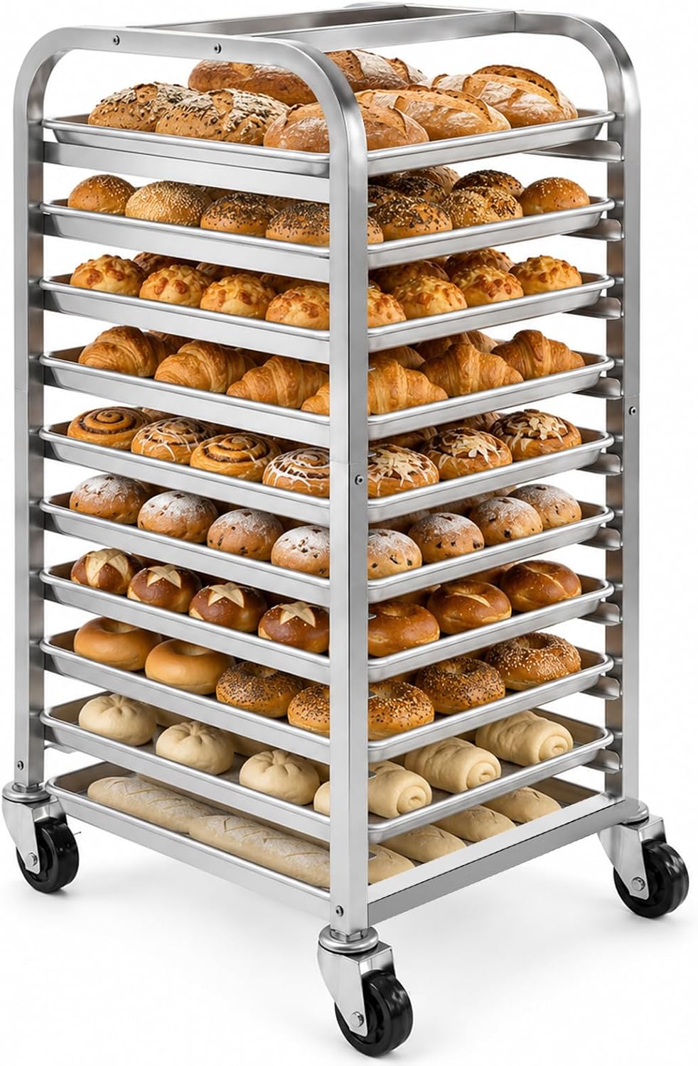 10-poziomowy stojak na blachy  – Kitchen Baking Cart recenzja i cena